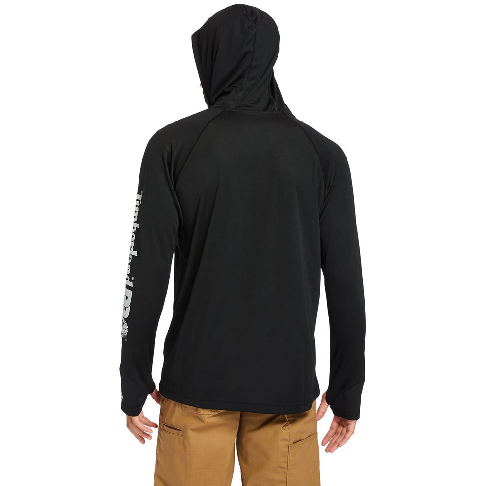 Sudadera Timberland Argentina Hombre - Pro® Wicking Good Hoodie - Negras - ZSOCAP-197